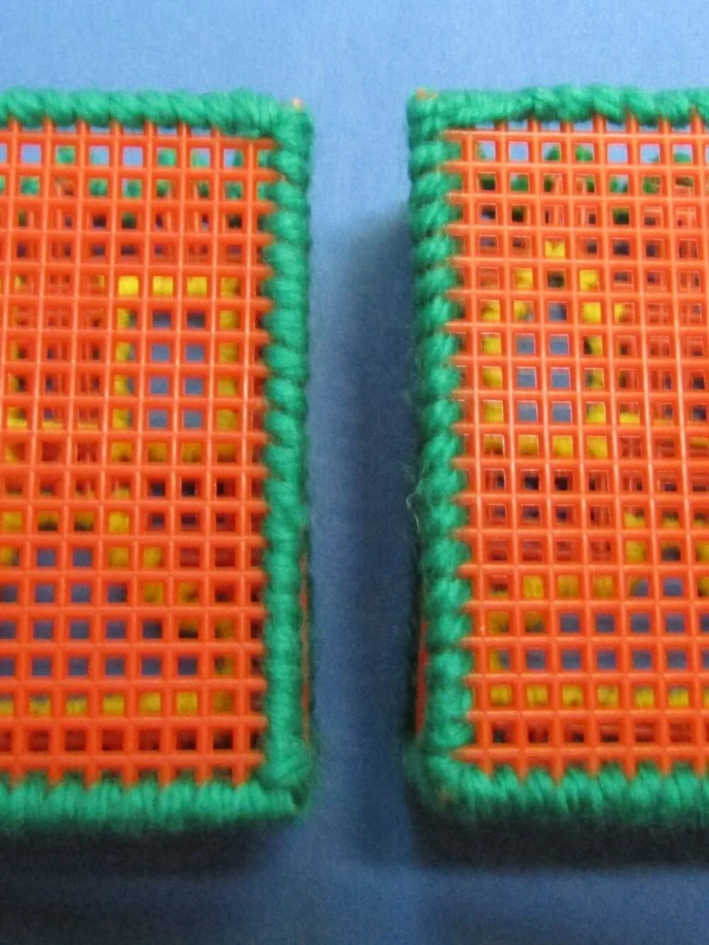 2 Plastic Craft Halloween Boxes for treats 3 x 3 x3